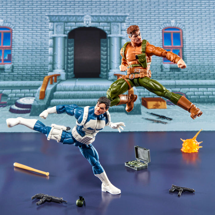 Marvel Legends Series Gamerverse The Punisher Punisher & Nick Fury pack 2 figures-10