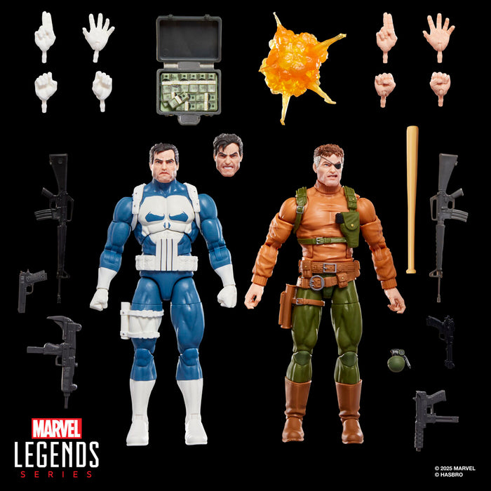 Marvel Legends Series Gamerverse The Punisher Punisher & Nick Fury pack 2 figures-12