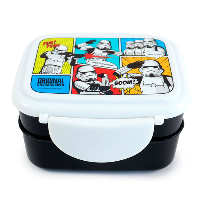 Star Wars Imperial Stormtrooper lunch box + cutlery-1