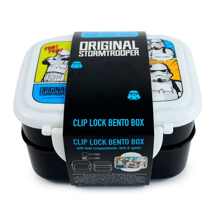 Star Wars Imperial Stormtrooper lunch box + cutlery-2