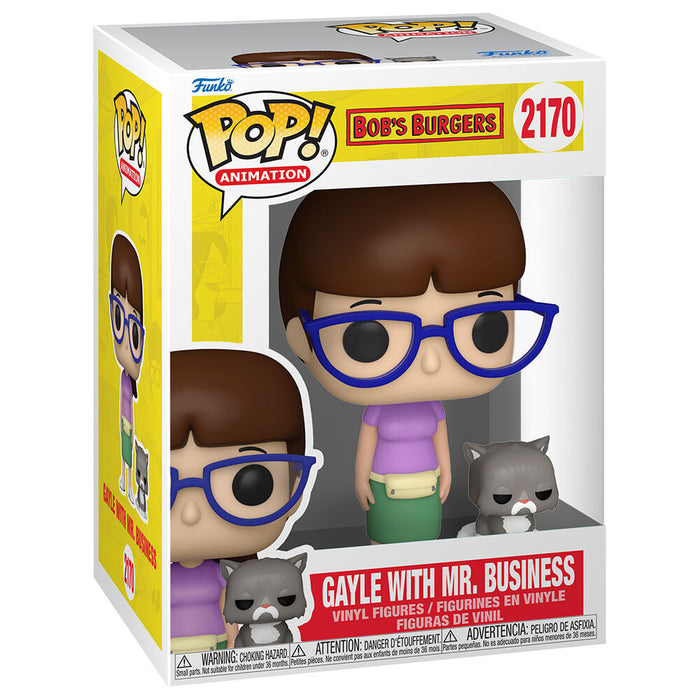 POP figure Bob's Burgers Gayle with Mr. Business-2