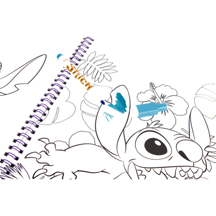 Disney Stitch Magic water painting book-3