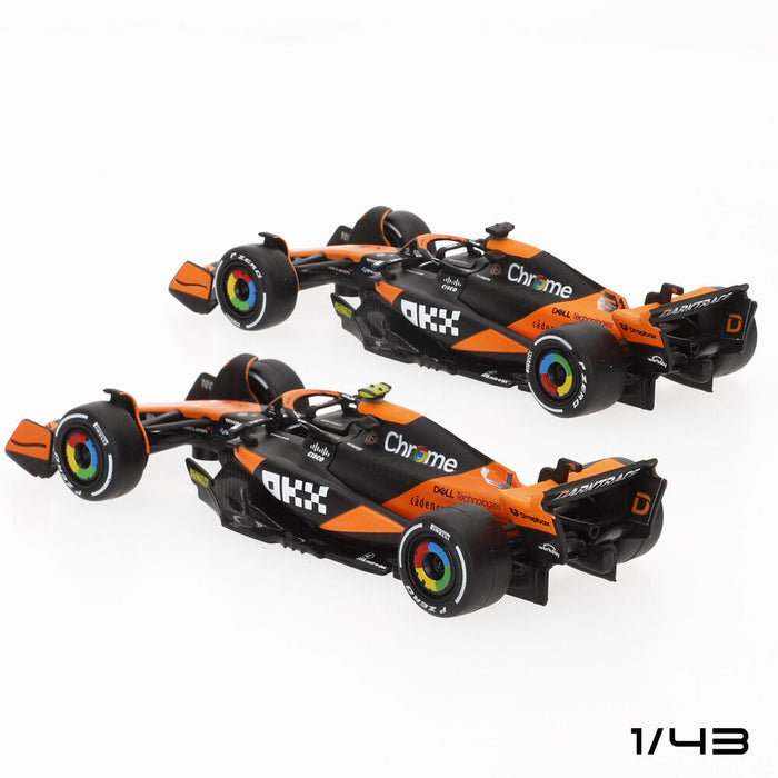 Mclaren MCL38 F1 2024 metal pack 2 cars-3