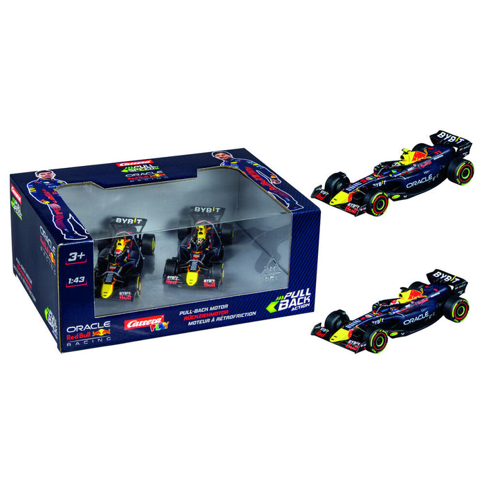 F1 Red Bull Double Action pack 2 cars pull back-2