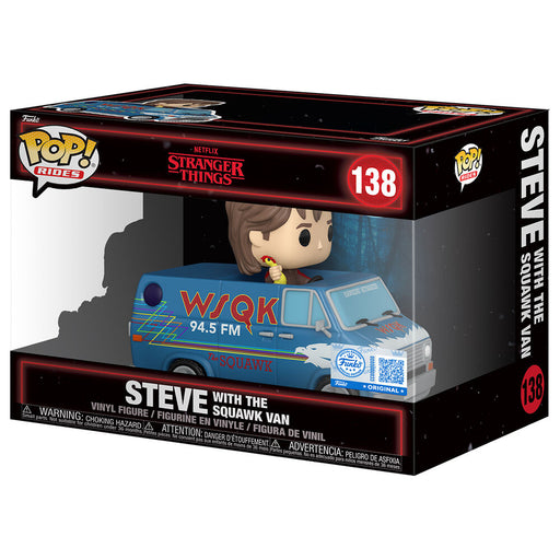 POP figure Rides Deluxe Stranger Things 5 Steve with the Squawk Van-1