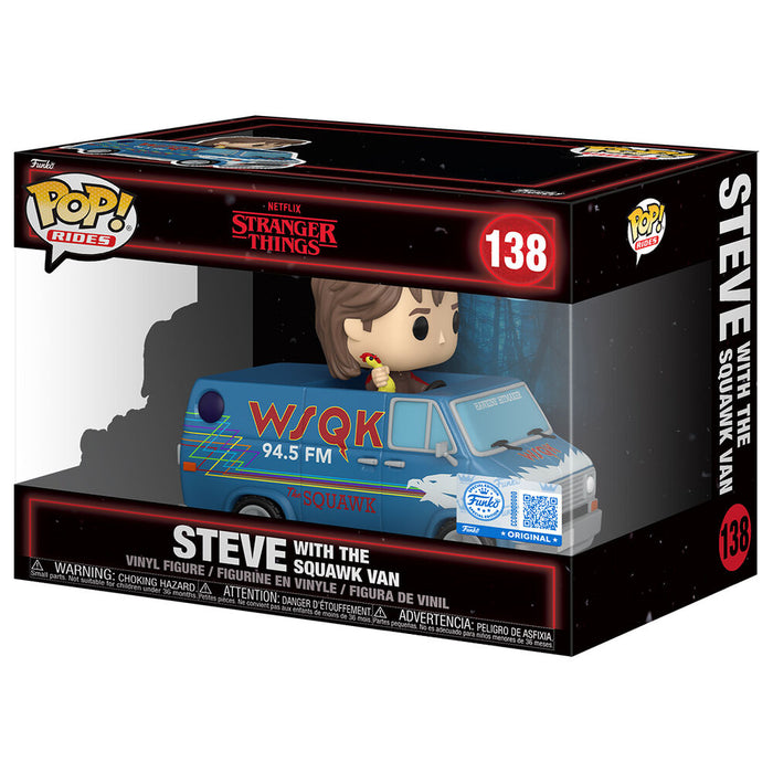 POP figure Rides Deluxe Stranger Things 5 Steve with the Squawk Van-1