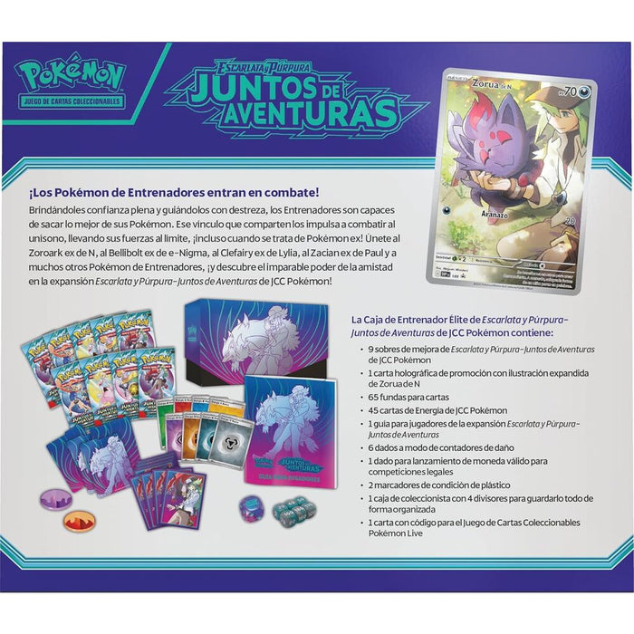 Spanish Pokemon Adventures Together  Elite Trainer Collectable Card Game case-4