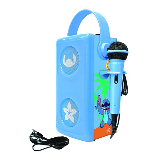 Disney Stitch Illuminated Bluetooth Speaker + Microphone-1