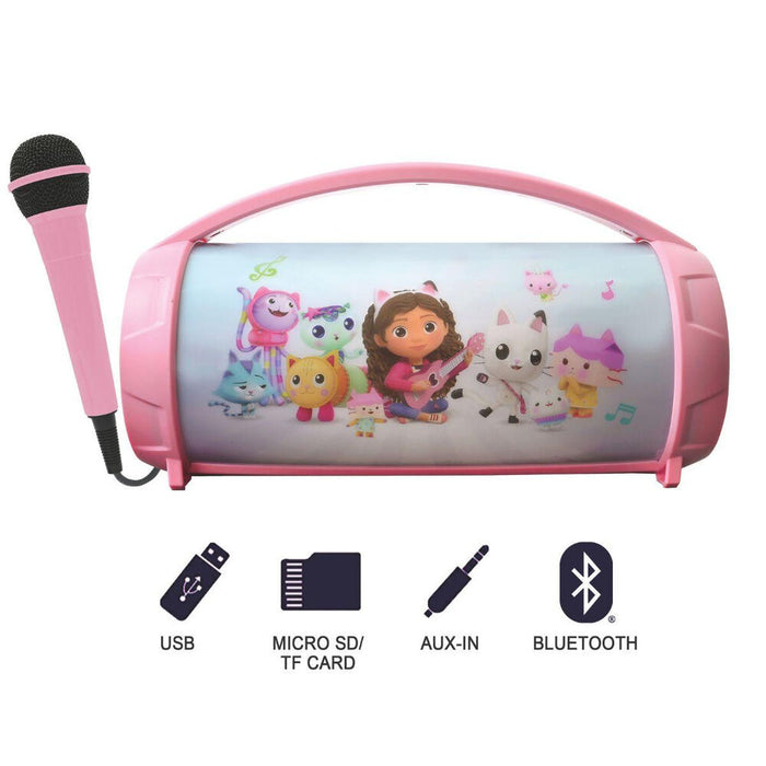 Gabbys Dollhouse Illuminated Bluetooth Speaker + Microphone-1