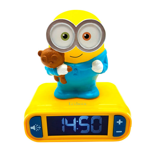 Minions 3D Night Light Alarm Clock-1
