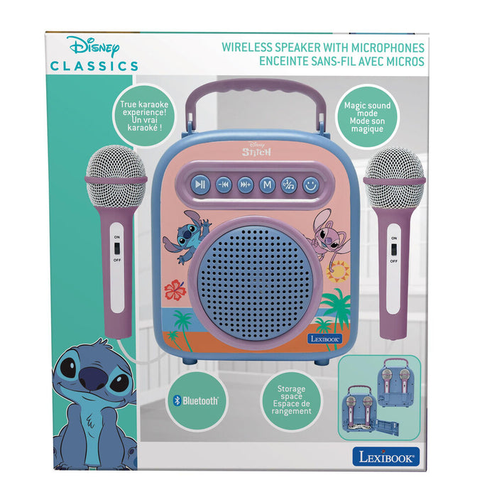 Disney Stitch Bluetooth Speaker + Microphone-2
