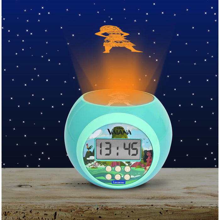 Disney Moana Vaiana Projector Alarm Clock-2