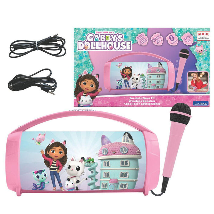 Gabbys Dollhouse Illuminated Bluetooth Speaker + Microphone-3