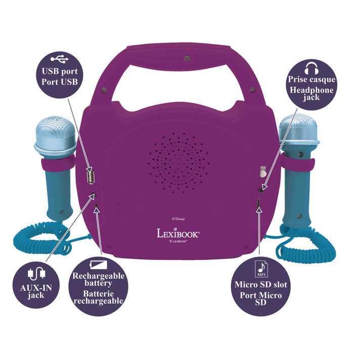 Disney Frozen Bluetooth Karaoke Speaker-3