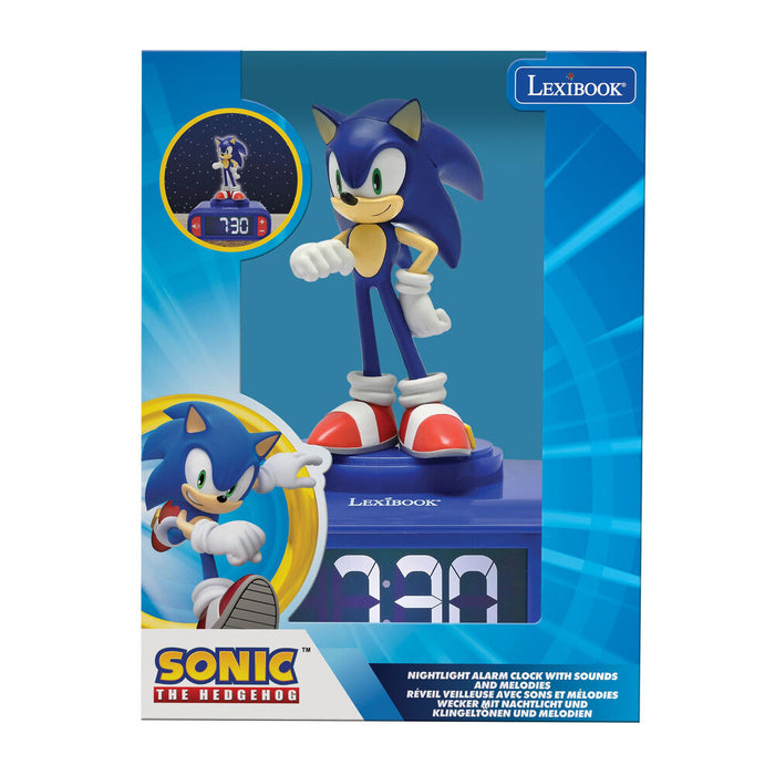 Sonic the Hedgehog 3D Night Light Alarm Clock-2