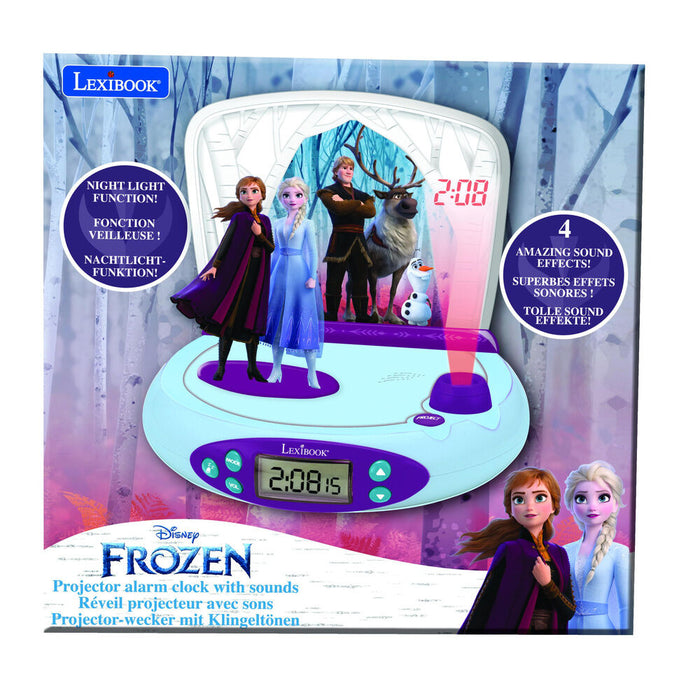 Disney Frozen 3D Projector Alarm Clock-3