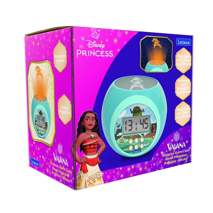 Disney Moana Vaiana Projector Alarm Clock-4
