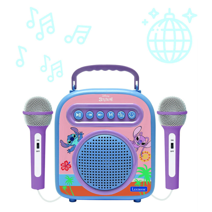 Disney Stitch Bluetooth Speaker + Microphone-4
