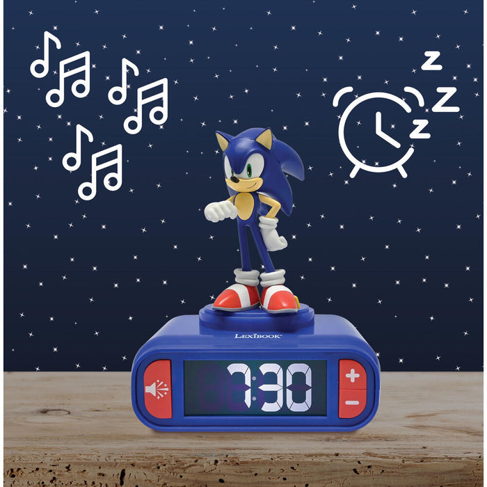 Sonic the Hedgehog 3D Night Light Alarm Clock-4