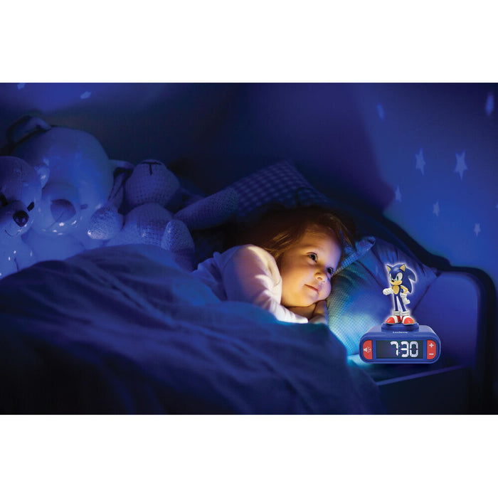 Sonic the Hedgehog 3D Night Light Alarm Clock-5