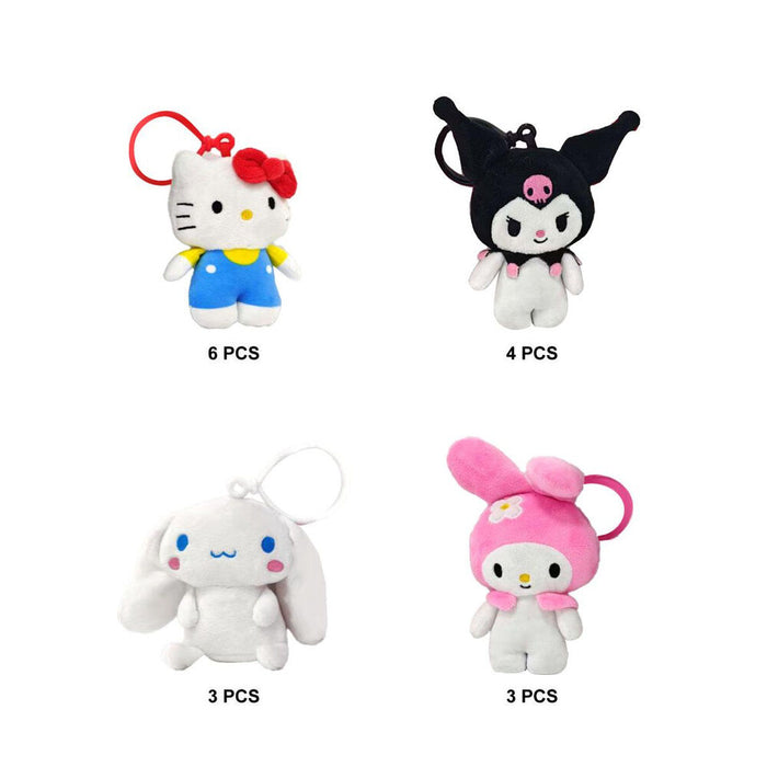 Hello Kitty and Friends plush keychain-2