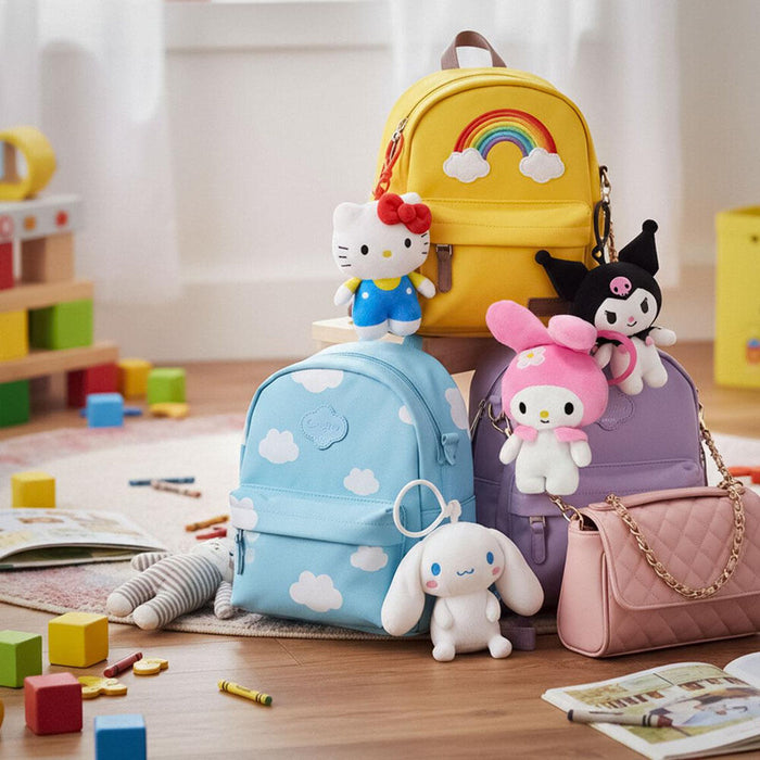Hello Kitty and Friends plush keychain-4