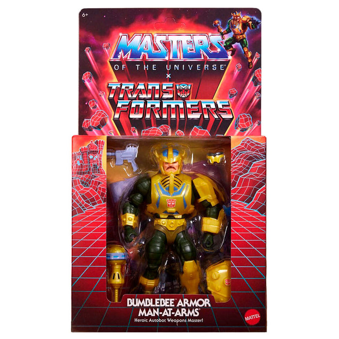 Masters of the Universe x Transformers Bumblebee Armor Man-At-Arms figure 14cm-4