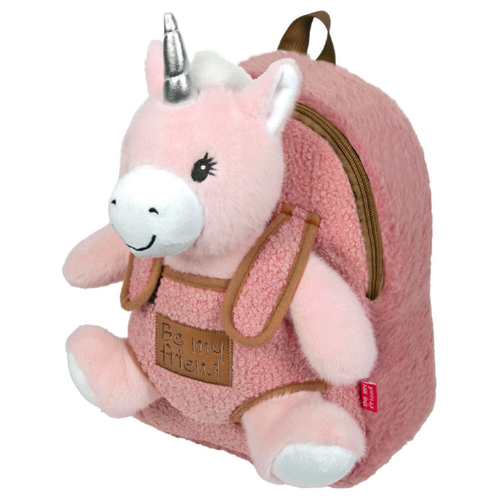 Unicorn plush + backpack 27cm-1