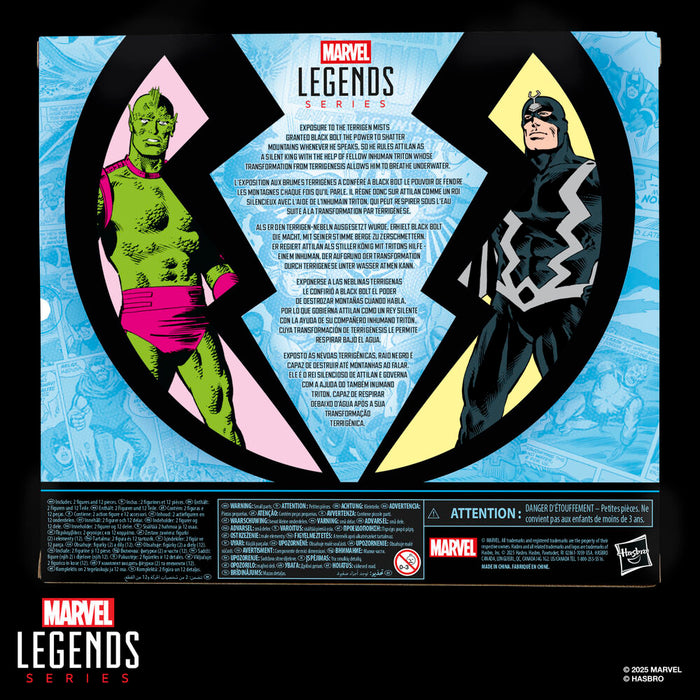 Marvel Legends Series Inhumans Black Bolt & Triton pack 2 figures 15cm-14