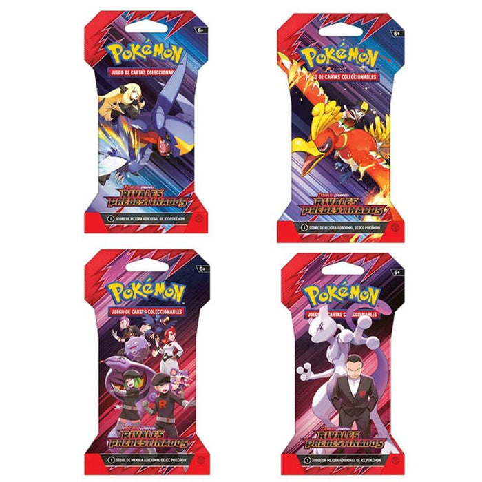 Latin Spanish Pokemon Destined Rivals Sleeved Booster Collectible card game envelope-5