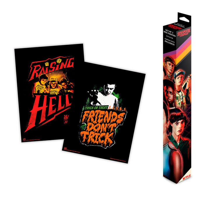 Stranger Things Set 2 mini posters-1