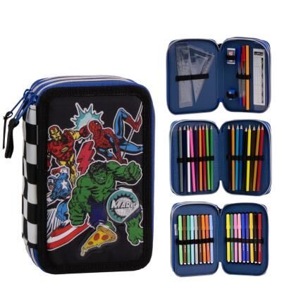 Marvel Avengers triple pencil case-1