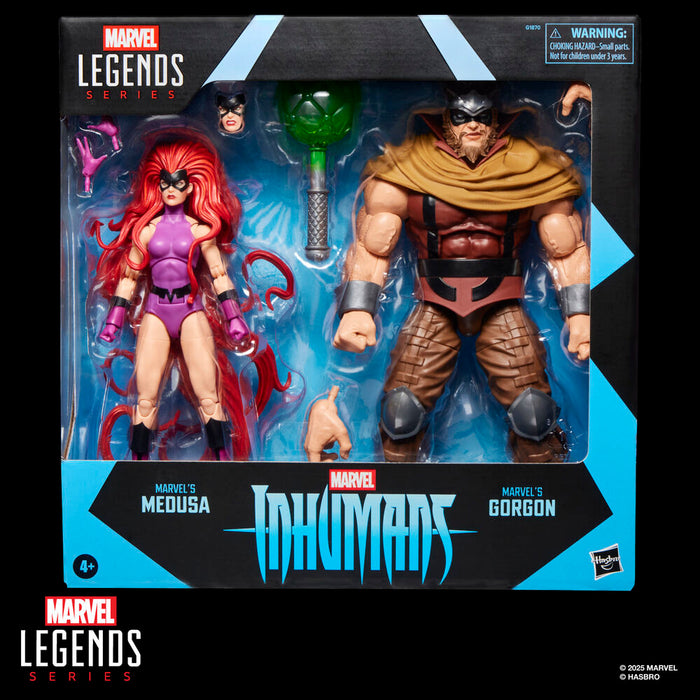 Marvel Legends Series Inhumans Medusa & Gorgon pack 2 figures-9