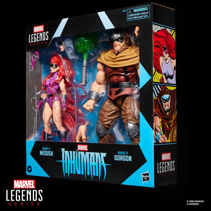 Marvel Legends Series Inhumans Medusa & Gorgon pack 2 figures-15