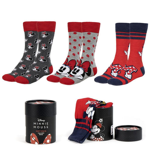 Disney Minnie pack 3 adult socks-1