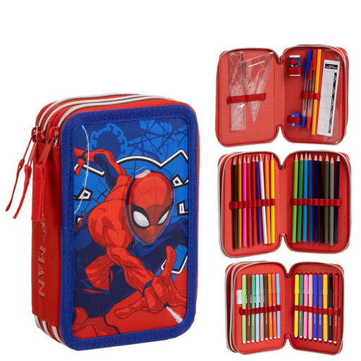 Marvel Spiderman triple pencil case-1
