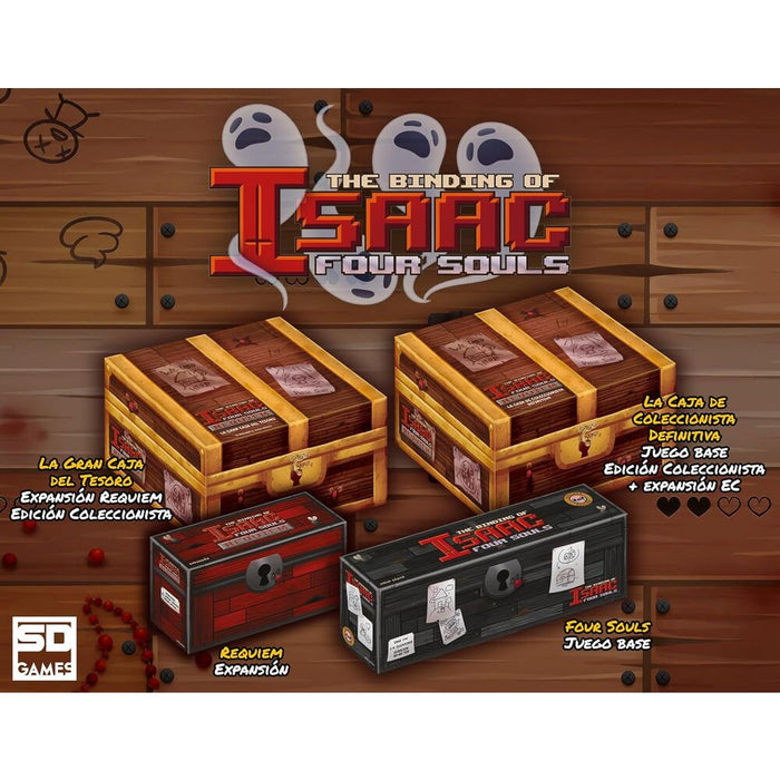 Spanish The Binding of Isaac Four Souls board game-4