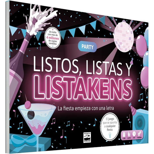 Spanish Listos Listas y Listakens Party board game-1