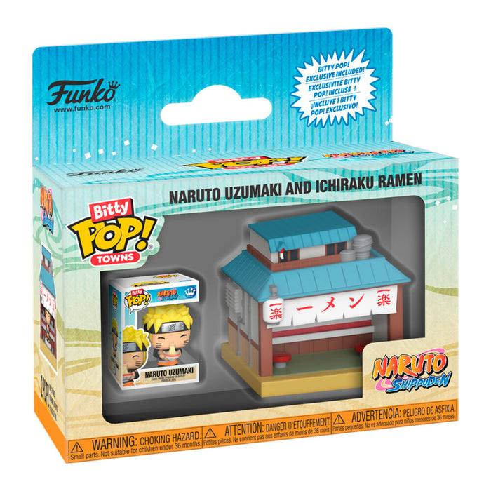 Bitty POP Town figure Naruto Shippuden Naruto Uzumaki and Ichiraku Ramen-2