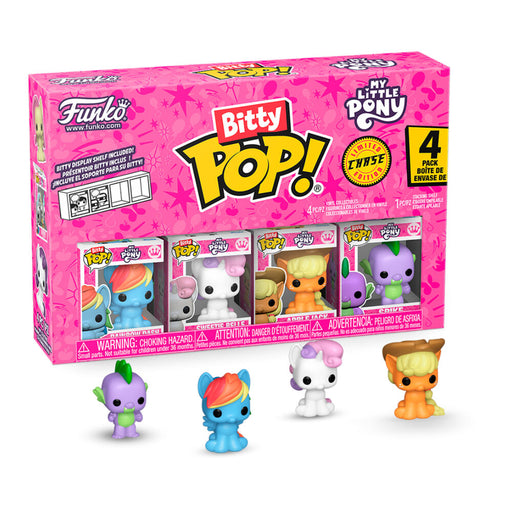 Blister 4 figures Bitty POP My Little Pony Rainbow Dash-1