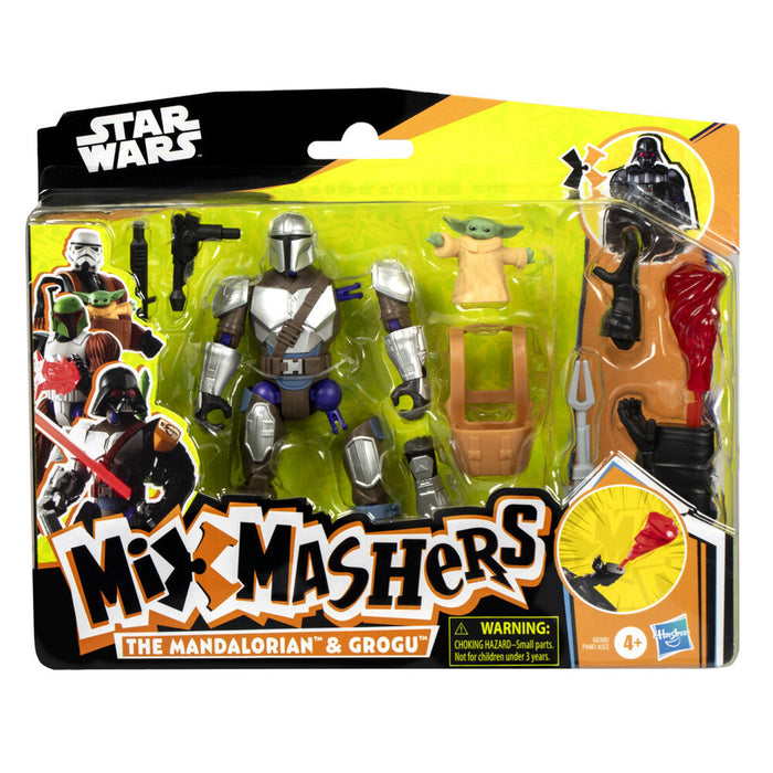 Star Wars Mix Mashers The Mandalorian & Grogu Deluxe figure 12cm-1
