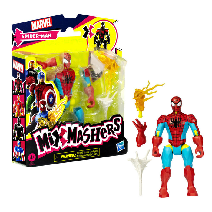 Marvel Mix Mashers Spider-Man figure 12cm-4