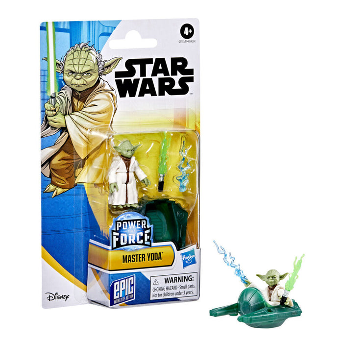 Star Wars Power the Force Master Yoda figure 5cm-3