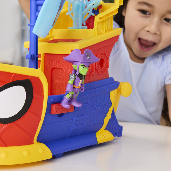 Marvel Spidey Spider Web and Bubbles Pirate Ship-6