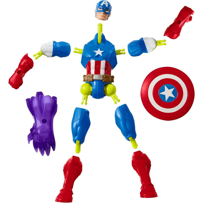 Marvel Mix Mashers Captain America figure 12cm-4