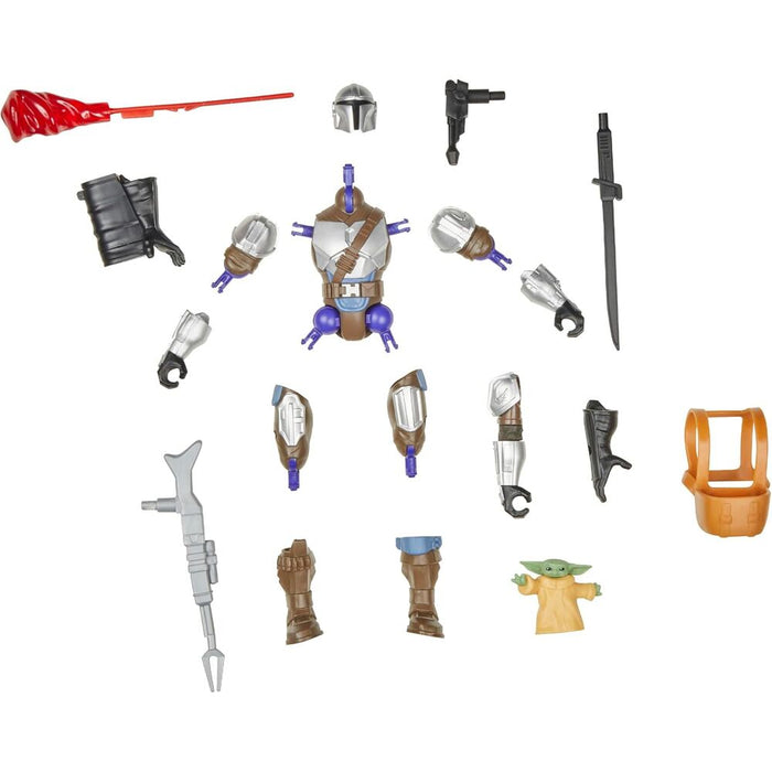 Star Wars Mix Mashers The Mandalorian & Grogu Deluxe figure 12cm-3