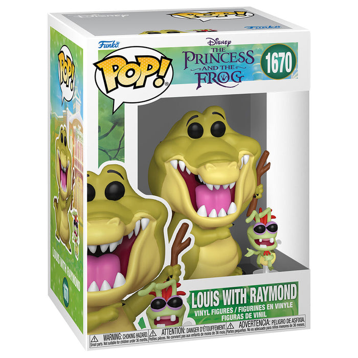 POP figure Disney Tiana y el Sapo Louis with Raymond-2