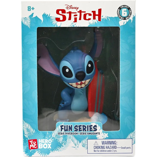 Disney Stitch Hero Box Surfer Stitch figure 8cm-1