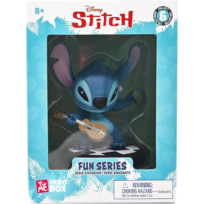 Disney Stitch Hero Box Guitarist Stitch figure 8cm-2