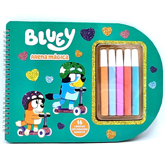 Bluey magic sand notebook-1